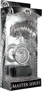 The Jail House Chastity Device – Male Locking Cage Chastity Device with Three Ring Sizes > Bondage Gear > Male Chastity