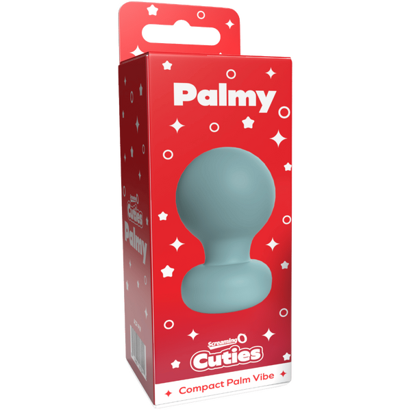 Cuties - Palmy Rechargeable Mini Palm Vibe (Powder Blue) > Sex Toys > Couples Toys