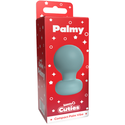 Cuties - Palmy Rechargeable Mini Palm Vibe (Powder Blue) > Sex Toys > Couples Toys