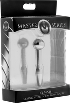 Chasm Stainless Steel Cum-Thru Urethral Insert – Smooth Sounding Insert > Sex Toys For Men > Sounding Rods