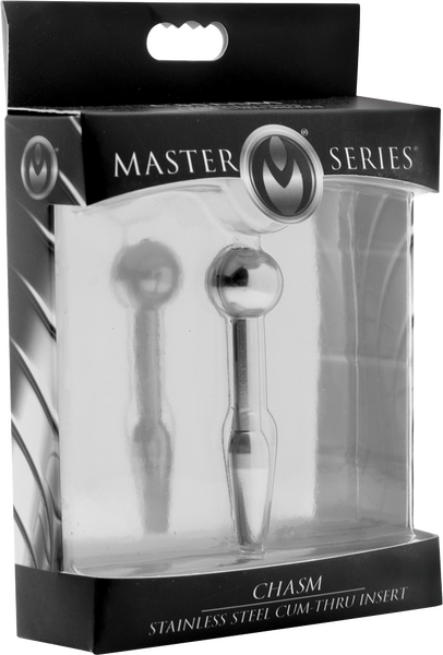 Chasm Stainless Steel Cum-Thru Urethral Insert – Smooth Sounding Insert > Sex Toys For Men > Sounding Rods