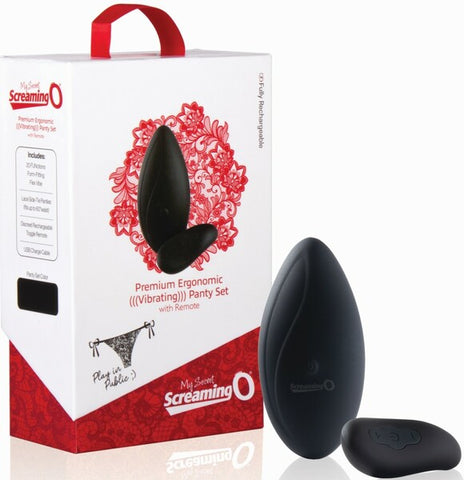 My Secret Screaming O Premium Ergonomic Remote Panty Set – Waterproof Panty Vibrator