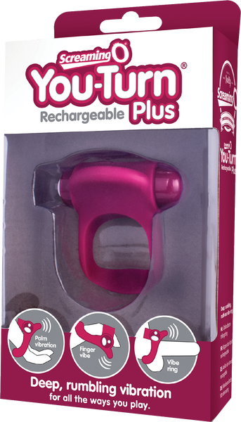 Charged You-Turn Plus – Rechargeable Vibrating Cock Ring > Cock Ring > Vibrating