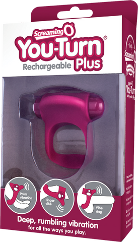 Charged You-Turn Plus – Rechargeable Vibrating Cock Ring > Cock Ring > Vibrating