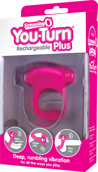 Charged You-Turn Plus – Rechargeable Vibrating Cock Ring > Cock Ring > Vibrating