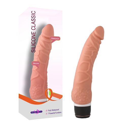 Waterproof Silicone 7 Function Classic Vibrator 17.8 Cm > Vibrators > Standard Vibrators