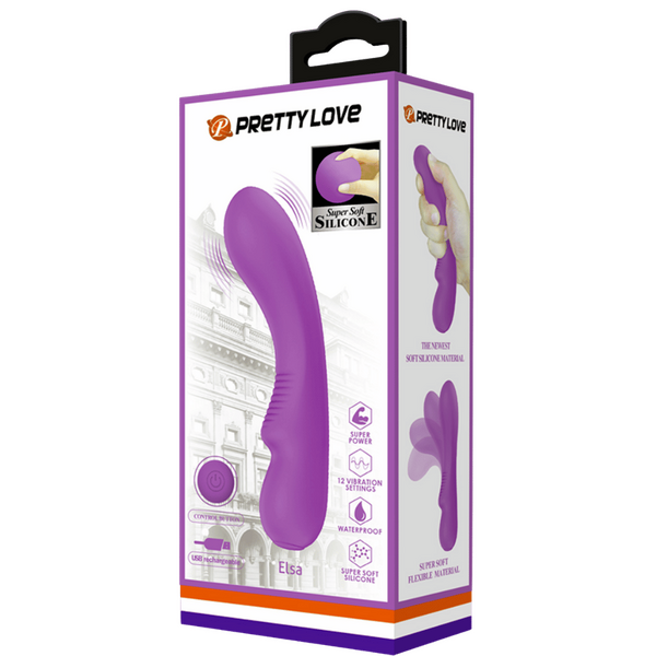 Elsa – Rechargeable Vibrator with 12 Vibration Functions, Smart Memory, and Soft Silicone Material > Vibrators > Standard Vibrators