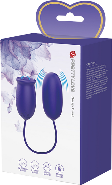Daisy Licking & Vibrating Combination (Purple) > Vibrators > Ladies > Clitoral Vibrators and Stimulators