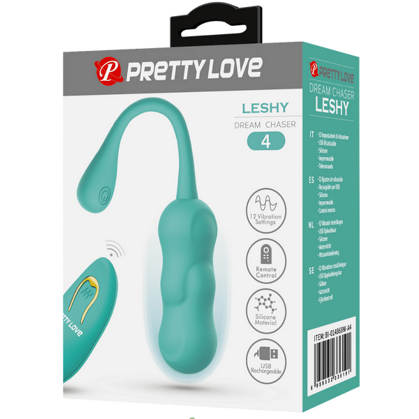 Leshy 4 Dream Chaser Rechargeable Silicone Vibrating Remote Egg > Sex Toys For Ladies > Vibrating Eggs