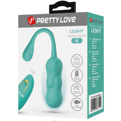 Leshy 4 Dream Chaser Rechargeable Silicone Vibrating Remote Egg > Sex Toys For Ladies > Vibrating Eggs