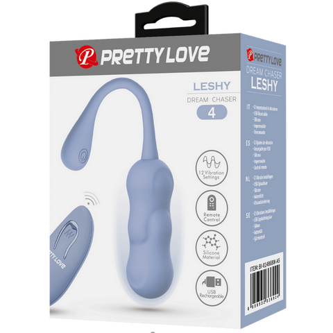 Leshy 4 Dream Chaser Rechargeable Silicone Vibrating Remote Egg > Sex Toys For Ladies > Vibrating Eggs