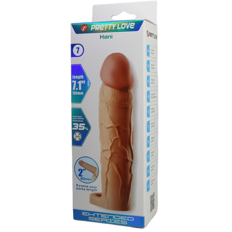 Hani 7.1" (Flesh) > Sex Toys For Men > Penis Sleeves