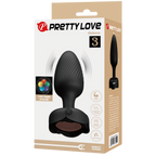 Varian Light-Up Rechargeable Butt Plug – LED Flashing Silicone Butt Plug > Anal Range > Vibrating Butt Plugs