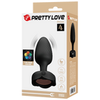 Varian Light-Up Rechargeable Butt Plug – LED Flashing Silicone Butt Plug > Anal Range > Vibrating Butt Plugs