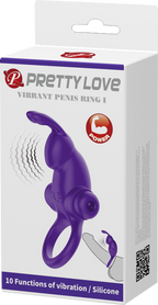 Pretty Love Vibrant Penis Ring 1 – Waterproof Vibrating Silicone Penis Ring > Cock Ring > Vibrating