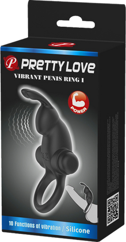 Pretty Love Vibrant Penis Ring 1 – Waterproof Vibrating Silicone Penis Ring > Cock Ring > Vibrating