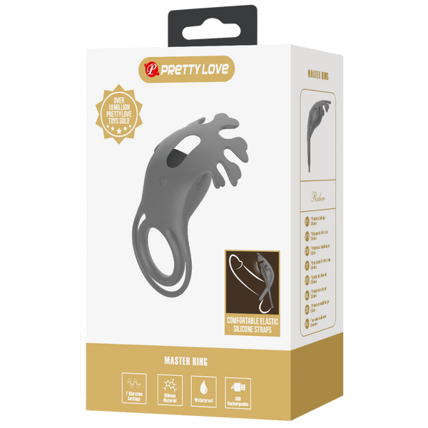 Pretty Love Ruben – Rechargeable 7 Function Vibrating Cock Ring > Cock Ring > Vibrating