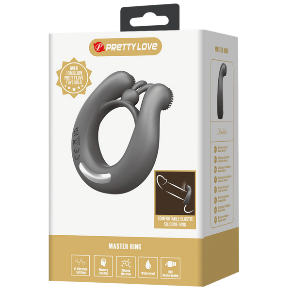 Dahlia – Silicone Dual Motor Vibrating Cock Ring > Cock Ring > Vibrating