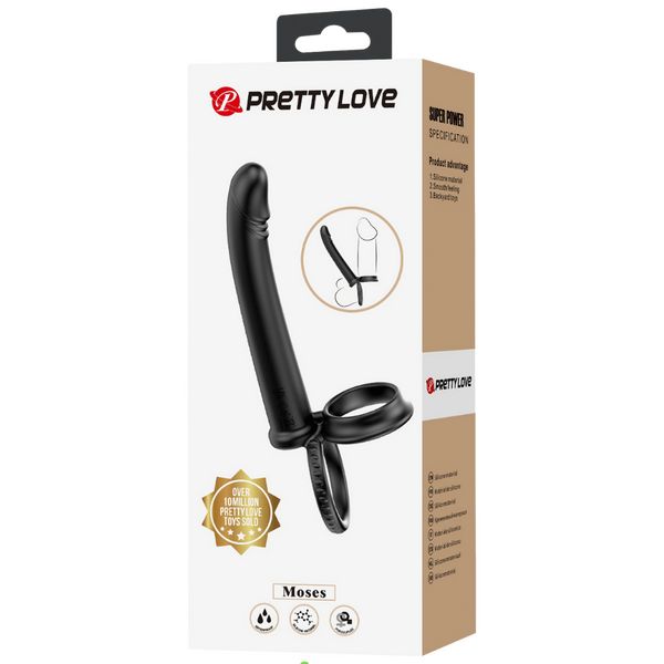 Moses Anal Probe – Silicone Dual Ring Cock and Ball Ring Dildo > Anal Range > Anal Probes