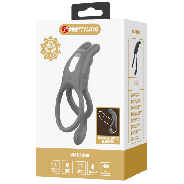 Seth Vibrating Cock Ring – Silicone Powerful Vibrator Cock Ring > Cock Ring > Vibrating