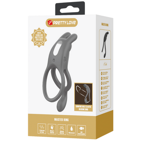Seth Vibrating Cock Ring – Silicone Powerful Vibrator Cock Ring > Cock Ring > Vibrating