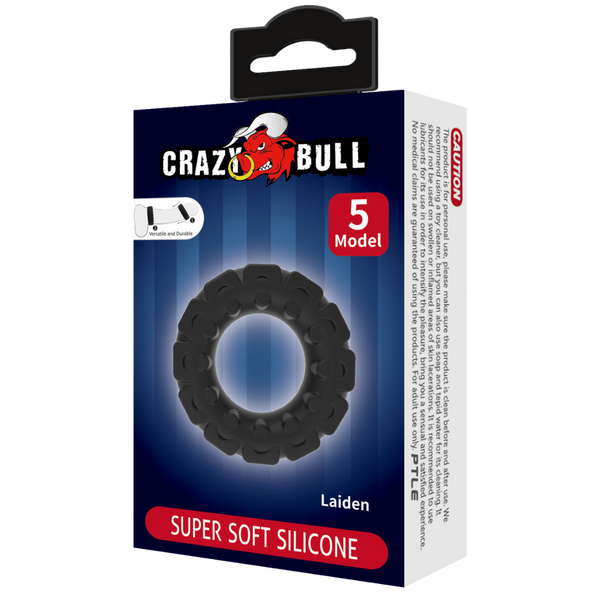 Laiden No.5 Super Soft Silicone Cockring – High-Quality Silicone Cockring > Cock Ring > Single