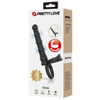 Tatum Cock Ring with Anal Probe – Silicone 10 Frequency Vibrating Cock Ring > Anal Range > Anal Probes