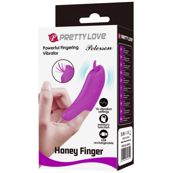 Peterson Rechargeable Honey Finger – Luxury Silicone Finger Vibrator > Vibrators > Finger Vibrators