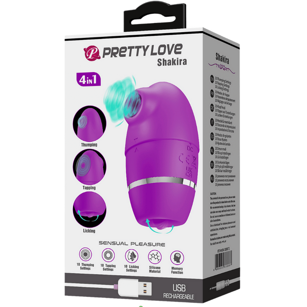 4in1 Thumping Shakira – 12 Function Silicone Vibrator > Sex Toys For Ladies > Clitoral Vibrators and Stimulators