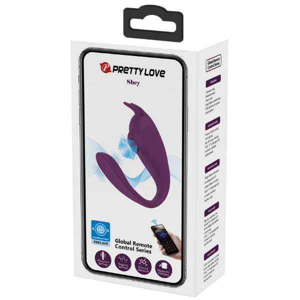 Shey Byzantium – App Control Ergonomic C-Shape G-Spot and Clitoral Vibrator > Vibrators > Ladies > Clitoral Vibrators and Stimulators