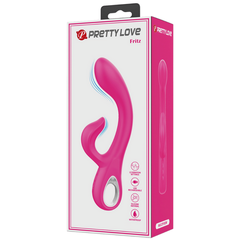 Rechargeable Fritz – Waterproof Silicone Rabbit Vibrator with G-Spot and Clitoral Stimulation > Vibrators > Ladies > Rabbit Multi