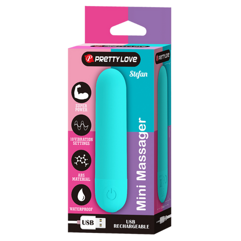 Stefan Rechargeable Mini Massager – Compact Vibrating Bullet Vibrator > Vibrators > Mini Vibrators