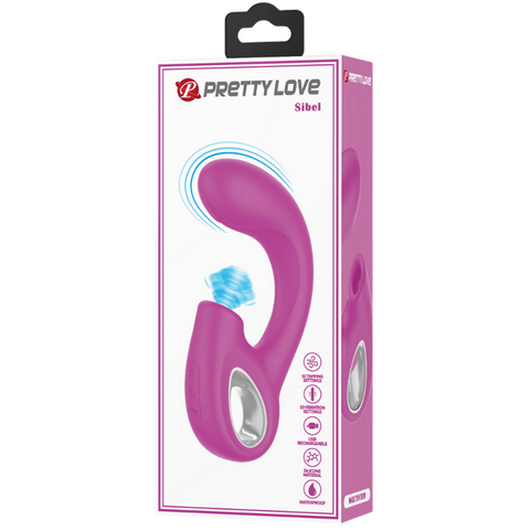 Sibel Rechargeable Massager – Medical-Grade Silicone Dual Stimulation Vibrator > Vibrators > Ladies > Rabbit Multi