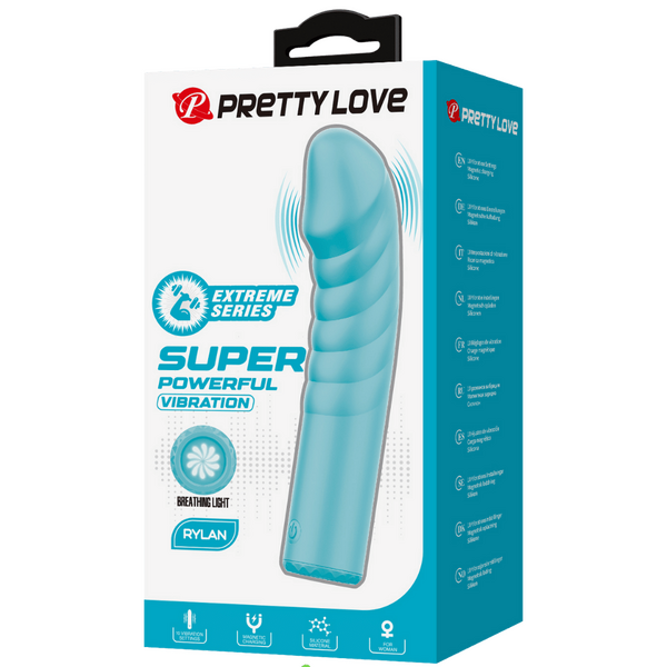Rylan – Rechargeable, Slim Silicone, 10-Function Breathing Light Design G-Spot Vibrator > Sex Toys For Ladies > G-Spot Vibrators