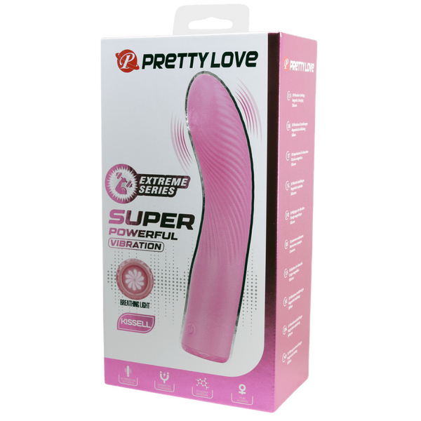Kissell Rechargeable Vibrator – 10 Function, Breathing Light Design, Slim Silicone Body > Vibrators > G-Spot