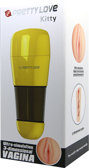 Pretty Love Kitty Vagina Masturbator – Ultra-Simulation > Sex Toys For Men > Masturbators > Vibrating