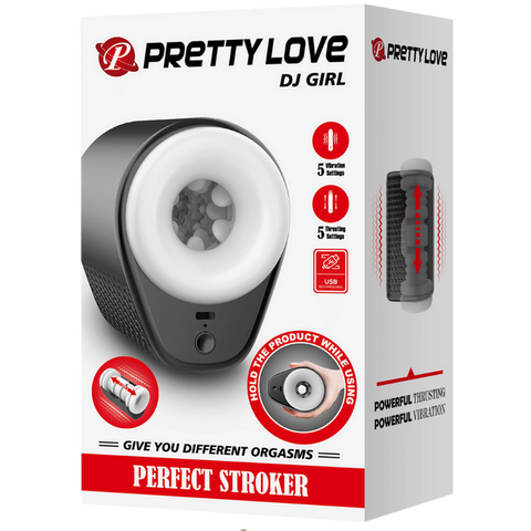 DJ Girl Perfect Stroker – Multi-Speed Thrusting Masturbator Cup