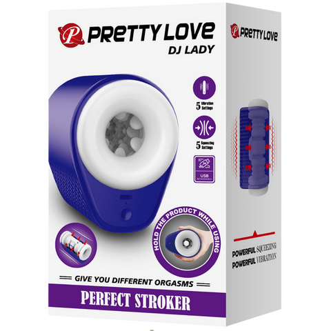 DJ Girl Perfect Stroker – Multi-Speed Thrusting Masturbator Cup