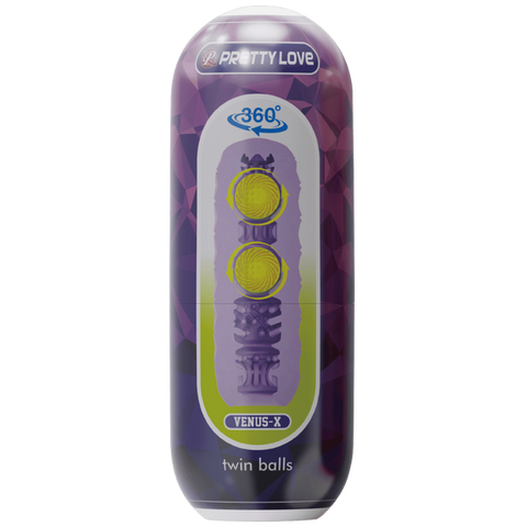 Venus-X Twin Balls – Male Masturbator With Dual Inner Balls > Sex Toys For Men > Masturbators Cup
