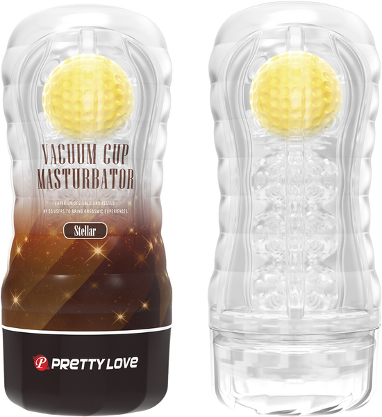 Stellar Ball Rolling Vacuum Ribbed Realistic Masturbator Cup > Sex Toys For Men > Masturbators Cup Main image