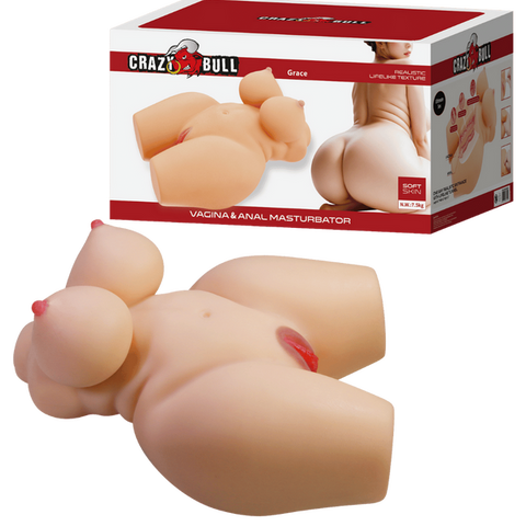 Grace Sort Skin Anatomically Precise Masturbator – Weighted Core Vagina and Anal Stimulator > Sex Toys > Sex Dolls > Premium