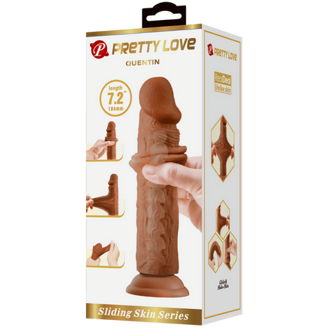 Quentin 7.2 Inch Realistic Dildo – Suction Cup Large TPR Dildo > Dildos > Realistic Dildos
