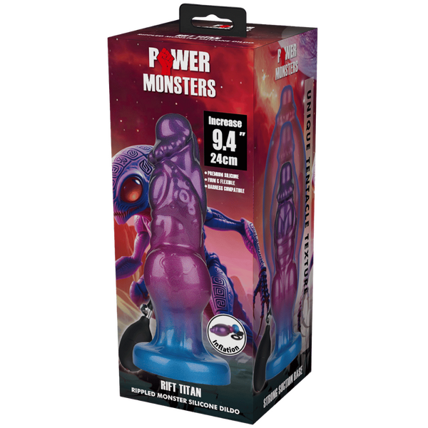 Rift Titan - 9.4 Inch Silicone Inflatable Monster Dildo > Dildos > Fantasy