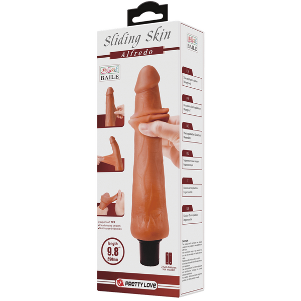 Alfredo Vibrating 9.8 Inch Realistic Dildo – Multi-Speed Vibrator > Dildos > Realistic Dildos