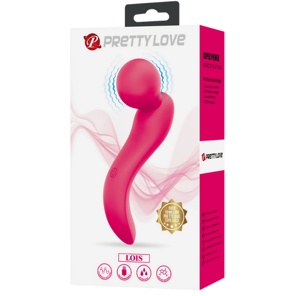 Lois Vibrator – Rechargeable Ultra-Powerful Cordless Water-Resistant Ergonomically Curved Wand Massager > Sex Toys > Massage Wands