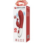 Rasmussen Rechargeable Dual-Motor Silky Silicone G-Spot and Clitoral Vibrator > Vibrators > Ladies > Rabbit