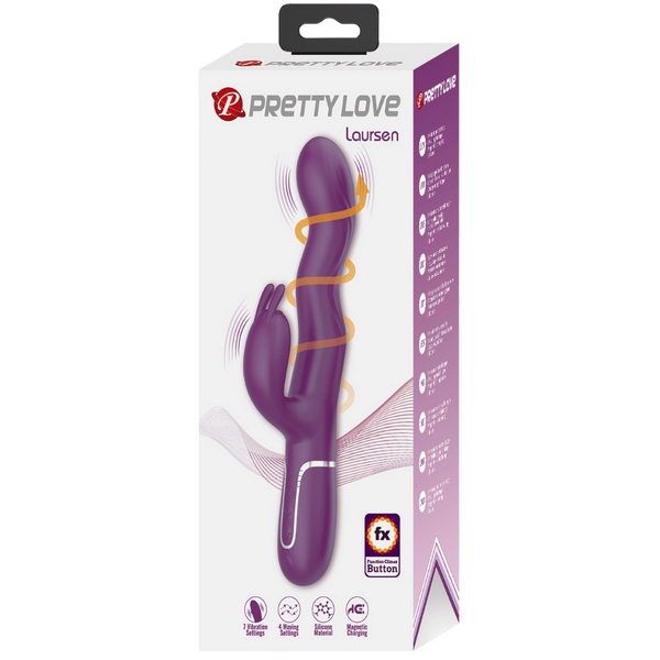 Laursen Rechargeable – Luxury Magnetic Charging G-Spot and Clitoral Vibrator > Vibrators > Ladies > Rabbit