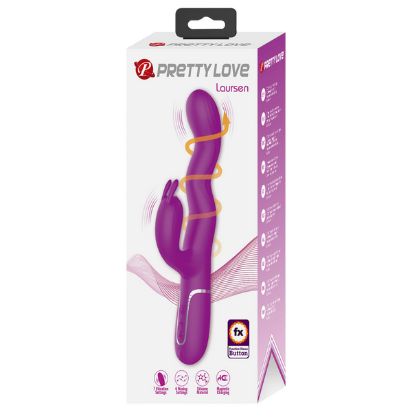 Laursen Rechargeable – Luxury Magnetic Charging G-Spot and Clitoral Vibrator > Vibrators > Ladies > Rabbit