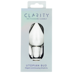 Utopian Bud Glass Butt Plug – Handcrafted Borosilicate Glass 3.5 Inch Plug > Glass > Toys
