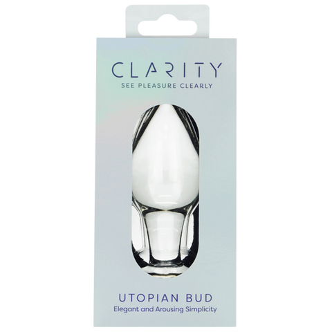 Utopian Bud Glass Butt Plug – Handcrafted 3.5 Inch Borosilicate Glass Plug > Glass > Toys